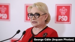 Romanian Prime Minister Viorica Dancila's Social Democratic Party lost its parliamentary majority in August. 