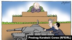 "Парад" – карикатура сербского художника Коракса
