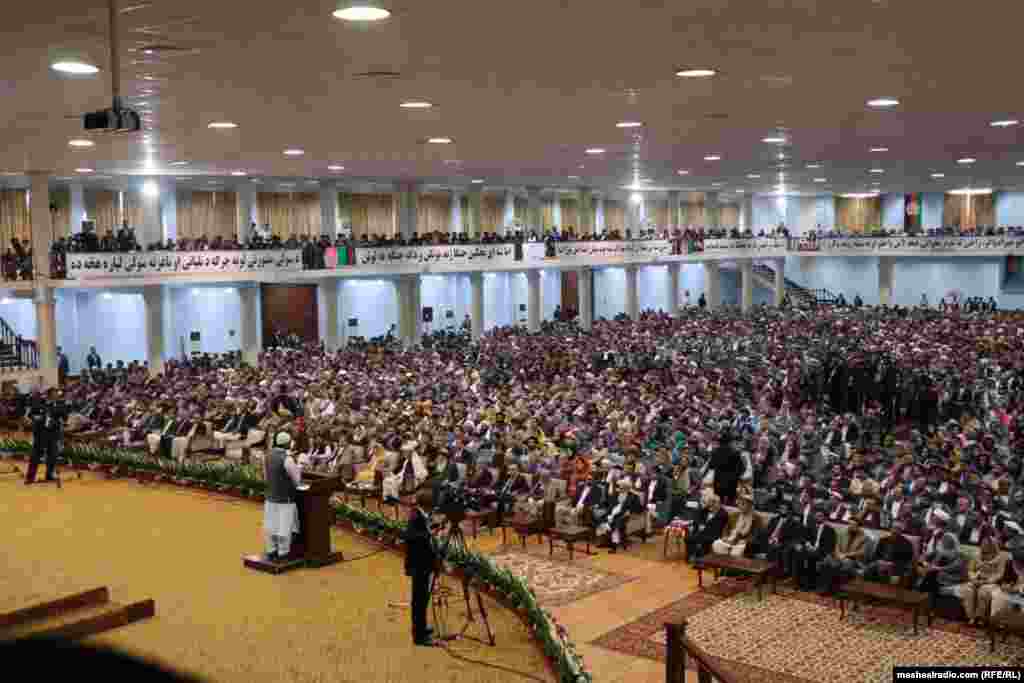 Afghanistan (April 29, 2019): Over 3,000 people are participating in Consultative Loya Jirga of Afghanistan in the capital Kabul on April 29.