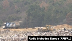 Депонијата Дрисла во близина на Скопје.