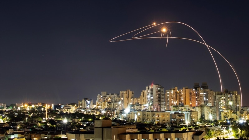 Ізраіль нанёс удары па пазыцыях групоўкі ХАМАС у паласе Газы ў адказ на ракетны абстрэл
