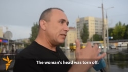 Shrapnel Kills Woman At Donetsk Railway Station