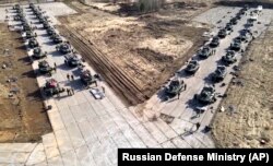 Нагромадження російських військ в окупованому Криму. 22 квітня 2021 року