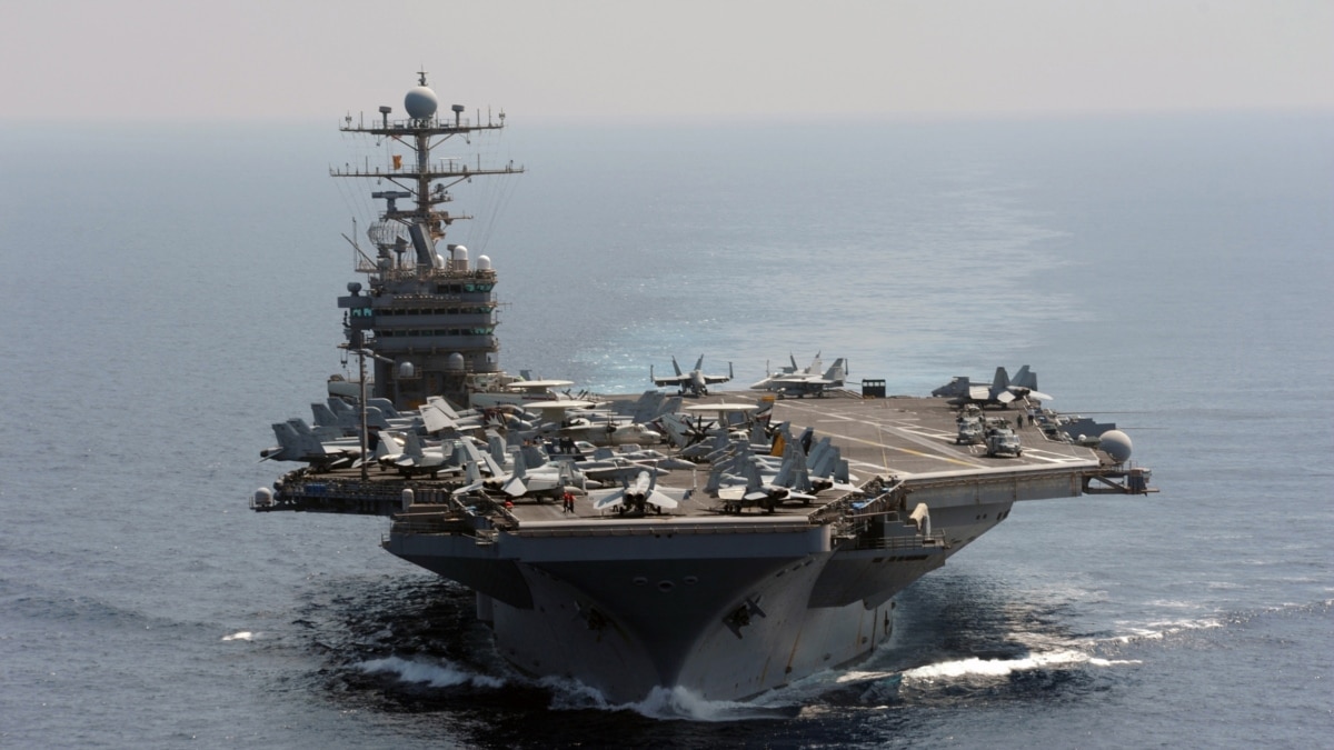 U.s. Carrier In Strait Of Hormuz