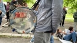 <p>Svi ulazi u zgradu Višeg suda u Novom sadu blokirani su od 15. maja, 19. maja 2025.