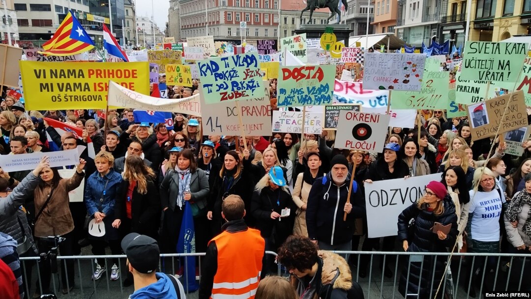 Protest u Zagrebu