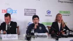 Дыега Марадона пра сустрэчу з Лукашэнкам. ВІДЭА