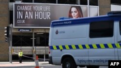 În apropiere de Manchester Arena, 23 mai 2017