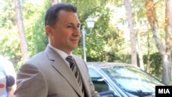 Kryeministri i Maqedonisë, Nikolla Gruevski.