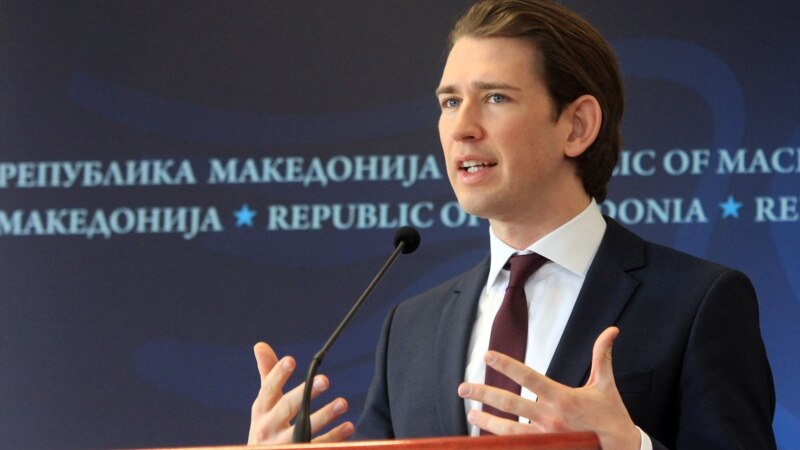 Австрискиот канцелар Курц в петок во Македонија