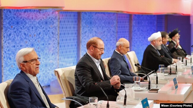 Iranian presidential candidates participated in their last live debate on May 12.