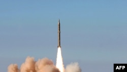 A November test of the Iranian surface-to-surface Sejil 2 missile