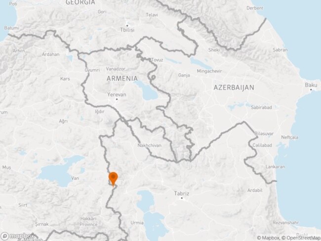 The quake struck the Iranian region of Qotur in West Azerbaijan Province. 