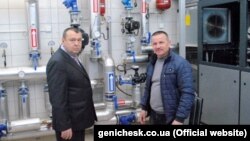 Мер Генічеська Олександр Тулупов (п) на газорозподільній станції