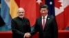 Susret premijera Indije Narendre Modija i predsednika Kine Si Đinpinga na samitu G20 u septembru 2016.