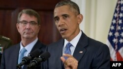 Президент США Барак Обама говорит о изменениях в плане вывода американских войск из Афганистана. Вашингтон, 15 октября 2015 года.