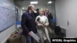 Кандидатка Юлія Тимошенко спілкувалася зі «Схемами» не надто охоче й уникала питань щодо зв'язку із Ігорем Коломойським