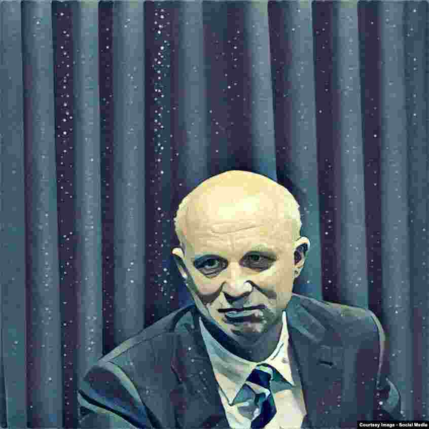 Belarus - poltiicians portraits original and edited by Prisma application