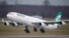 GERMANY -- An Airbus A340-300 of Iranian airline Mahan Air takes off from Duesseldorf airport DUS, Germany January 16, 2019