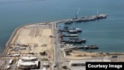 The port of Chahbahar is Iran's closest sea link to the Indian Ocean. (file photo)