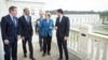 Премьер-министр Великобритании Дэвид Кэмерон, президент США Барак Обама, президент Франции Франсуа Олланд, канцлер ФРГ Ангела Меркель и премьер-министр Италии Маттео Ренци 