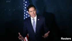 Američki državni sekretar Marko Rubio govori na konferenciji za novinare na marginama sastanka ministara spoljnih poslova Asocijacije država Jugoistočne Azije (ASEAN) na Filipinima, 22. jula.