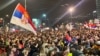 Protestë ndaj thirrjes së studentëve në Beograd, 15 mars 2025.