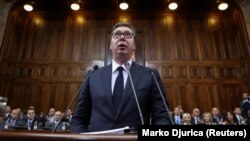 Српскиот претседател Александар Вучиќ 