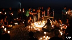 A candlelight vigil in Dubai dedicated to Neda