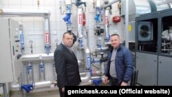 Мер Генічеська Олександр Тулупов (п) на газорозподільній станції