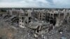 Pamje nga lart shfaqin shkallën e shkatërrimit në pjesën qendrore të Rripit të Gazës, si pasojë e luftës izraelite.