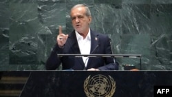 Iranian President Masud Pezeshkian (file photo)