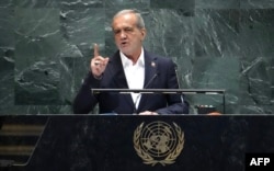 Iran's President Masud Pezeshkian (file photo)