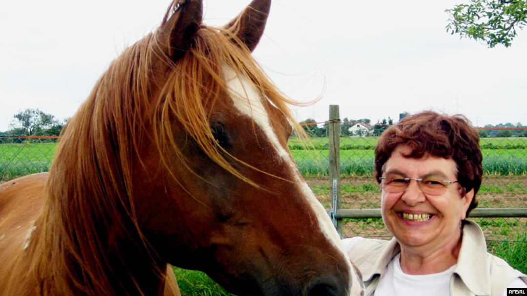 Verena Şolian sevimli atı İnturistlə, sentyabr 2007