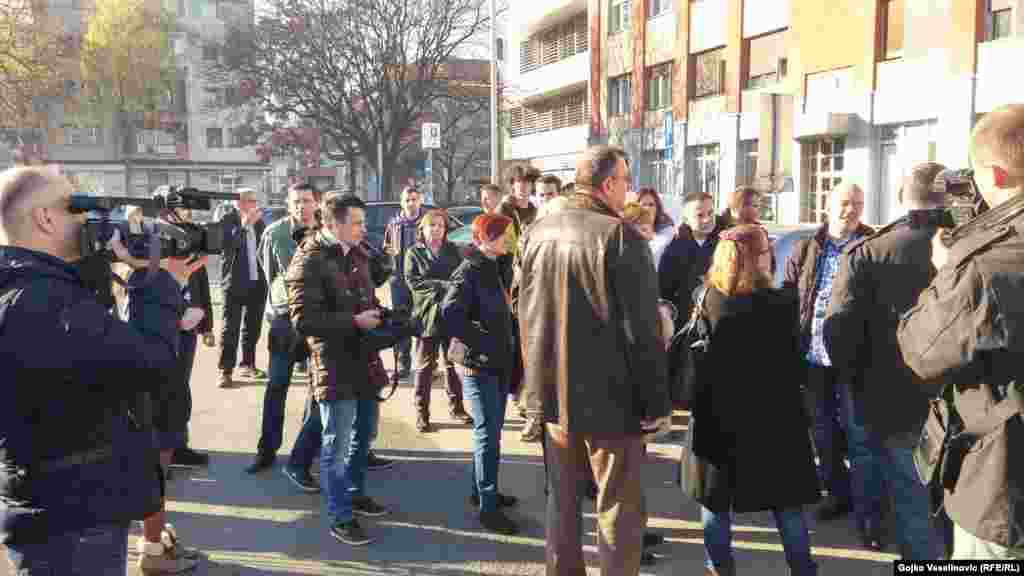 Protest ispred prostorija SDS-a, Banjaluka