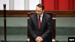 Radoslaw Sikorski, kryetar i Parlamentit polak.