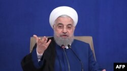 حسن روحانی، رئیس‌جمهوری پیشین ایران، در آخرین جلسه هیئت دولت خود در مرداد ۱۴۰۰ 