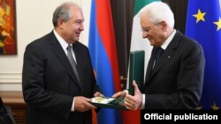 Հայաստանի և Իտալիայի նախագահների հանդիպումը Երևանում, 31-ը հուլիսի, 2018թ․