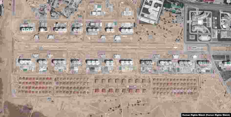 Turkmenistan - Demolished neighborhoods in Ashgabat (Satellite view)-After