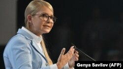 Udhëheqësja e opozitës në Ukrainë, Yulia Tymoshenko.