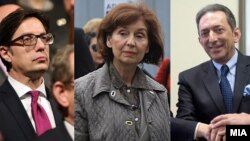 Кандидадите за претседателските избори во Македонија.