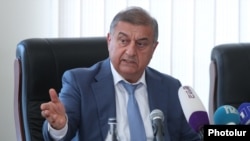 Armenia - Gagik Jahangirian chairs a session of the Supreme Judicial Council, Yerevan, July 26, 2021.