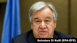 BMG-niň baş sekretary Antonio Guterres