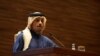 Kryeministri i Katarit, Mohammed Bin Abdulrahman Al Thani, gjatë konferencës në Doha më 6 shkurt 2024. 