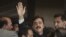 Pakistani Prime Minister Yusuf Raza Gilani waves after arriving at the Supreme Court in Islamabad on April 26.