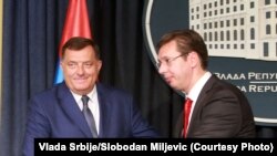 Milorad Dodik i Aleksandar Vučić 