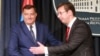 Aleksandar Vučić (D) i Milorad Dodik