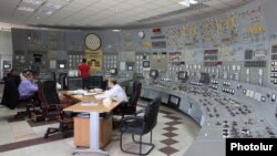Armenia - The central control panel of the Metsamor nuclear plant.