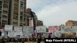 Protest žena u Severnoj Mitrovici