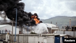 Rafinăria de petrol israeliană din Haifa a fost lovită de resturi provenite de la o rachetă iraniană interceptată, pe 30 martie. 